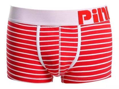 Pink Hero Stripe Boxer Brief